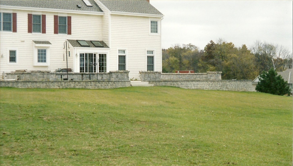 Lake Country house has natural features from retaining wall